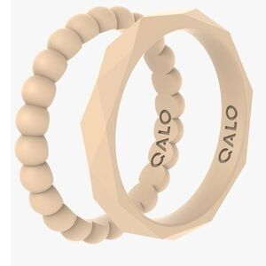 QALO Women's Bead & Geo Double Stack